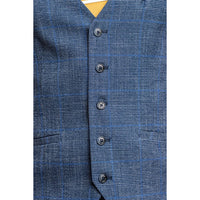 Phantom - meeste sinine ruuduline vest