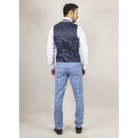 Plowman - meeste helesinine ruuduline vest