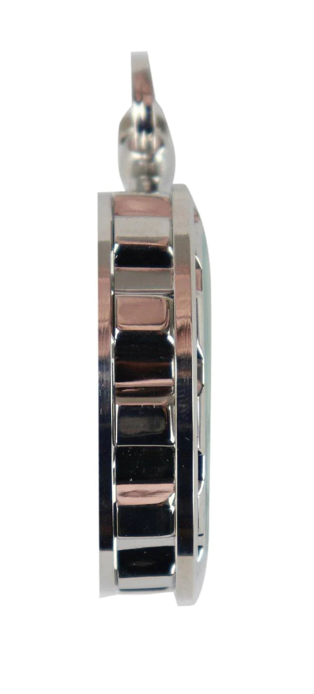 Automaatne mehaaniline vintage taskukell hõbedast