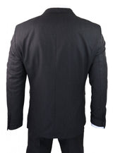 Must triibuline kolmeosaline ülikond - RC20-02