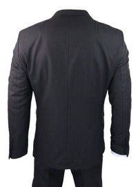 Must triibuline kolmeosaline ülikond - RC20-02