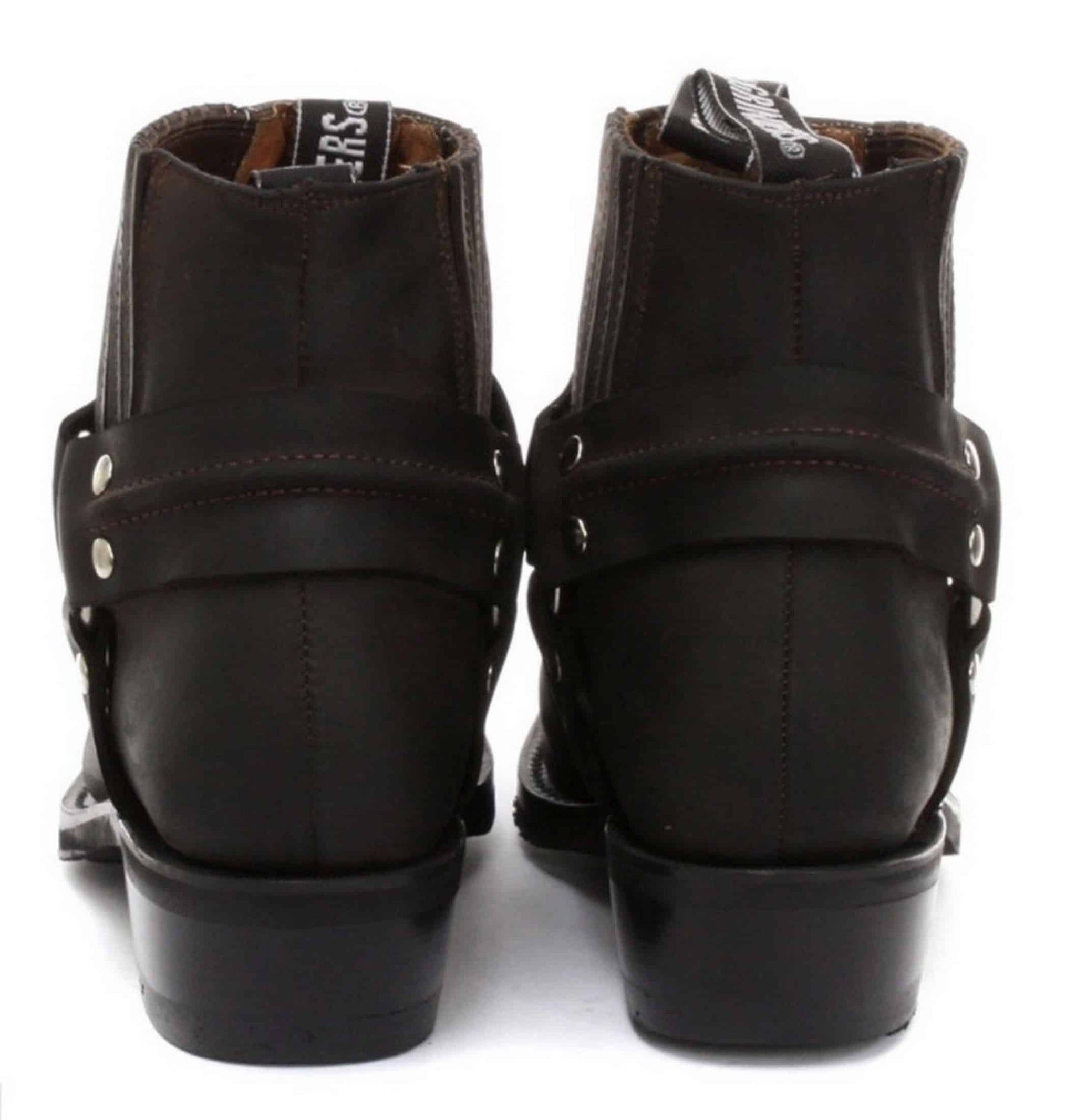 Unisex päris nahast bikerisaapad, rokk, punk, grinderitega, pandlaga, kauboi ratsutamiskingad