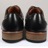 Ross - meeste mustad lillelise mustriga koljumustriga nahast brogue-kingad