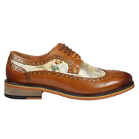 Scott - meeste pruunid ikoonilise mustriga nahast brogue-kingad
