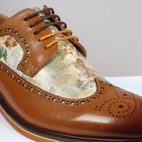 Scott - meeste pruunid ikoonilise mustriga nahast brogue-kingad