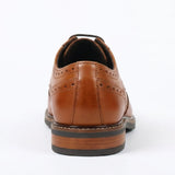 Stokes - meeste pruunid tiivakujulised nahast brogue-kingaga paeltega kingad