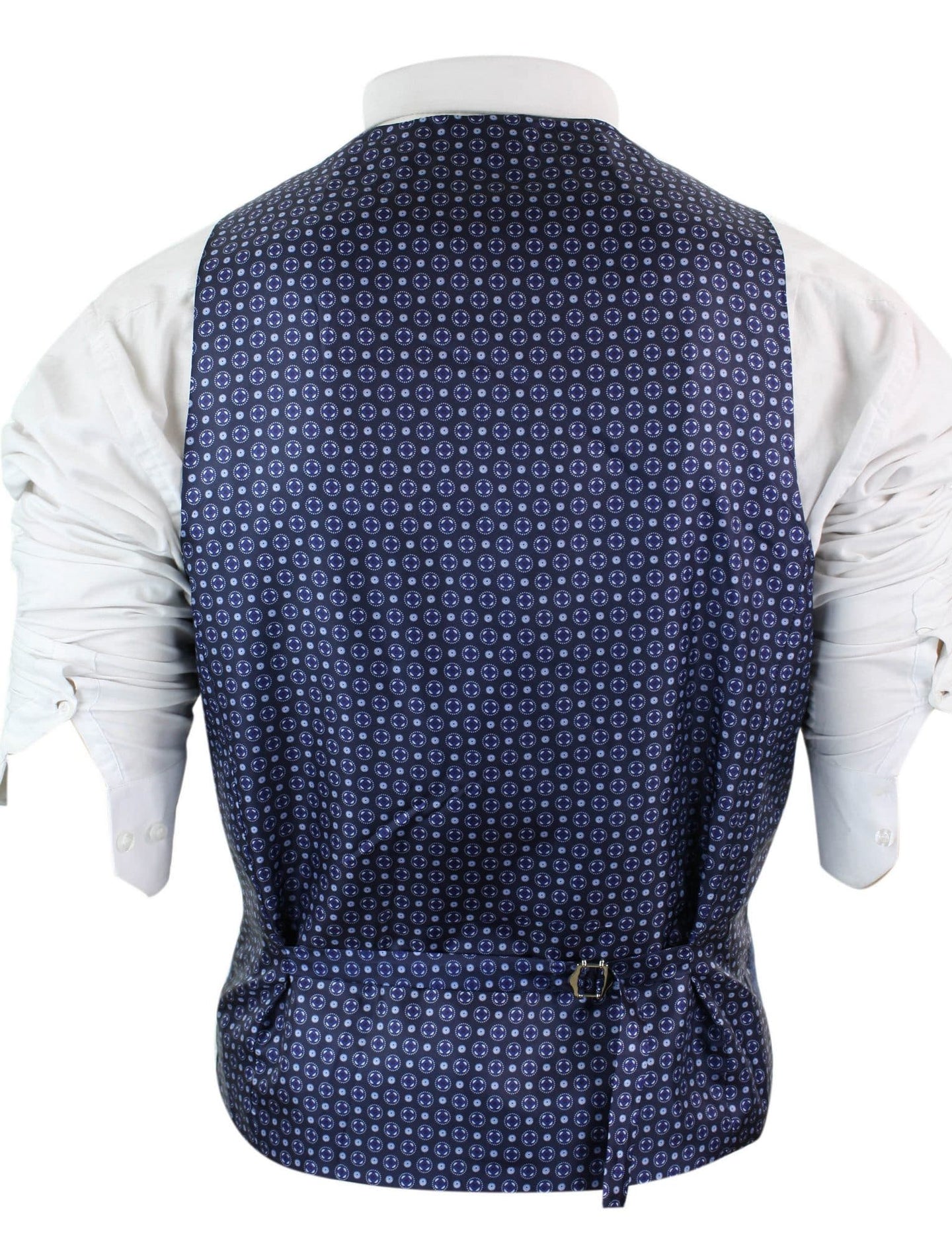 Meeste sinine tviidvest kalasabamustriga villast Peaky Blinders Vintage Retro