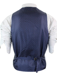 Meeste sinine tviidvest kalasabamustriga villast Peaky Blinders Vintage Retro