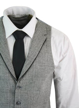 Meeste villast ruuduline kalasabakujulise mustriga tviidvest, pruun must, klassikaline vintage lõige