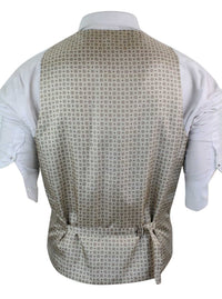 Meeste villane vest, helepruun, ruuduline, klassikaline vintage rätsepatööna valminud lõige