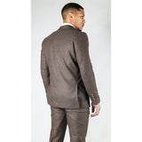 STZ92 - Meeste pruun kaherealine ülikond