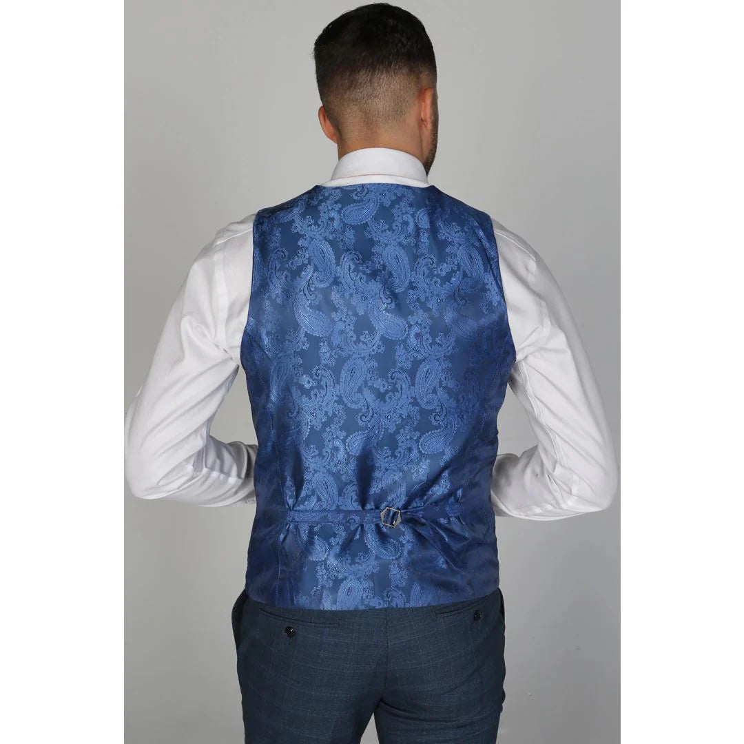 Viceroy - meeste sinine ruuduline vest
