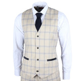 Warwick - meeste beež ruuduline vest