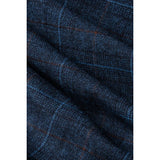 Cody - meeste tumesinine ruuduline vest