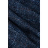 Cody - meeste tumesinine ruuduline vest