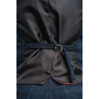 Cody - meeste tumesinine ruuduline vest