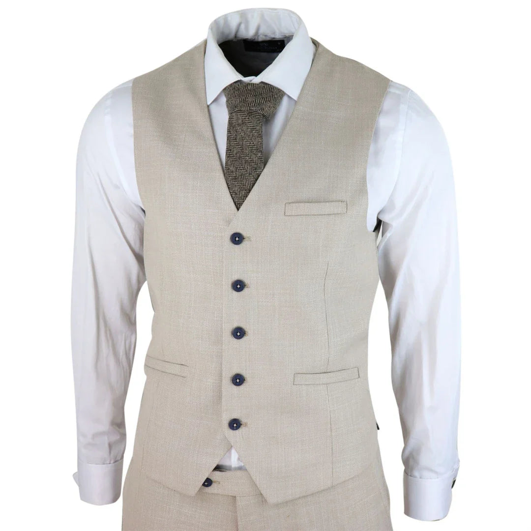 Meeste tviidruuduline Peaky Blinders vest klassikaline kalasabamustriga