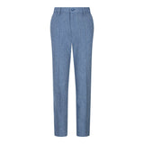 Poiste kolmeosaline villane ülikond, helesinine tviidkangast vintage 1920ndate klassikaline nelja taskuga vest