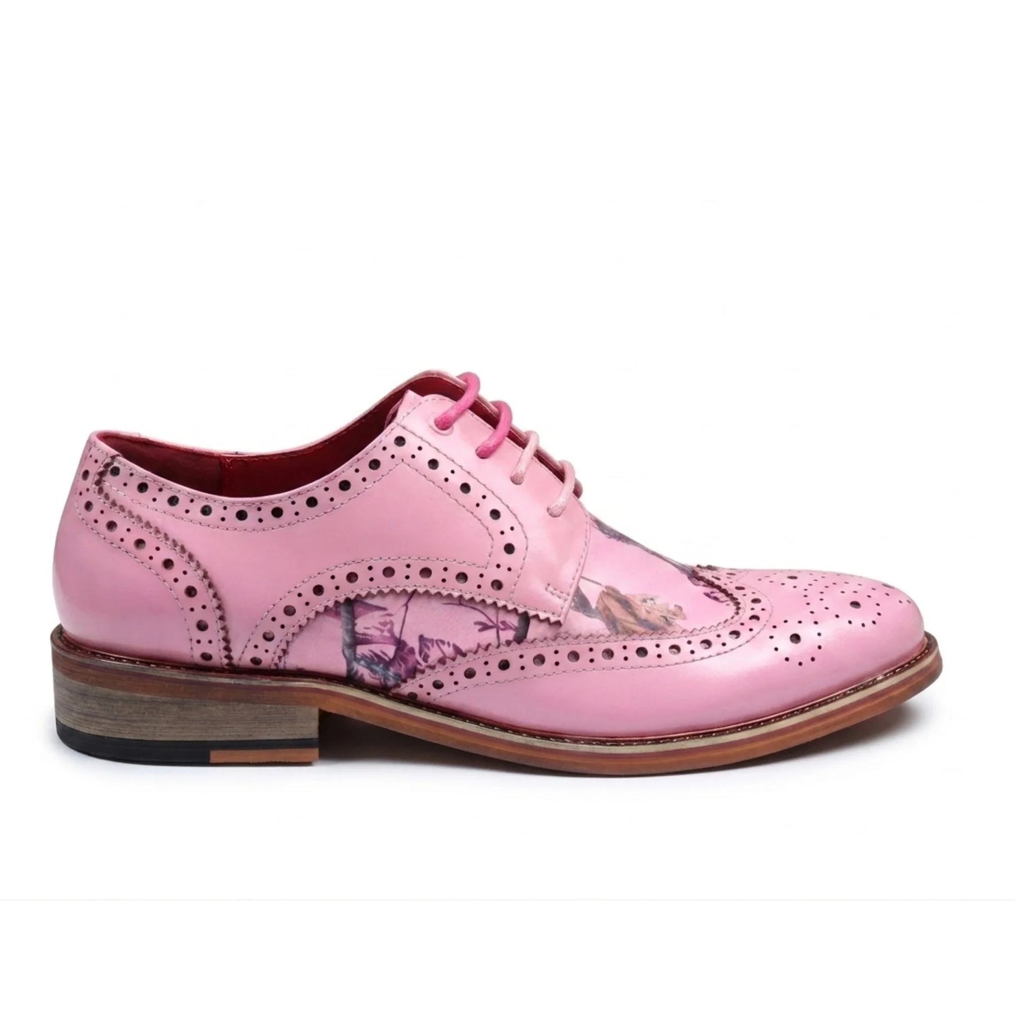 Wolf - meeste roosad lillelised tiivakujulised brogue-kingad