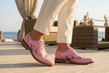 Wolf - meeste roosad lillelised tiivakujulised brogue-kingad