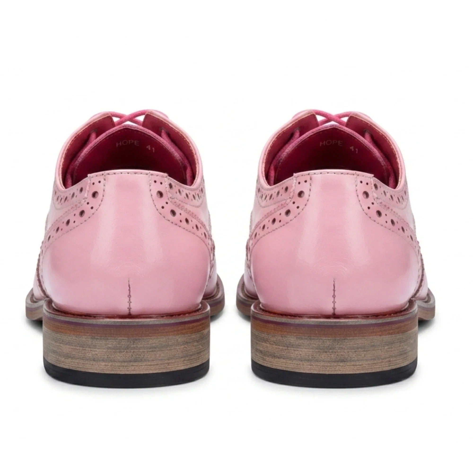 Wolf - meeste roosad lillelised tiivakujulised brogue-kingad